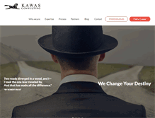 Tablet Screenshot of kawasconsulting.com